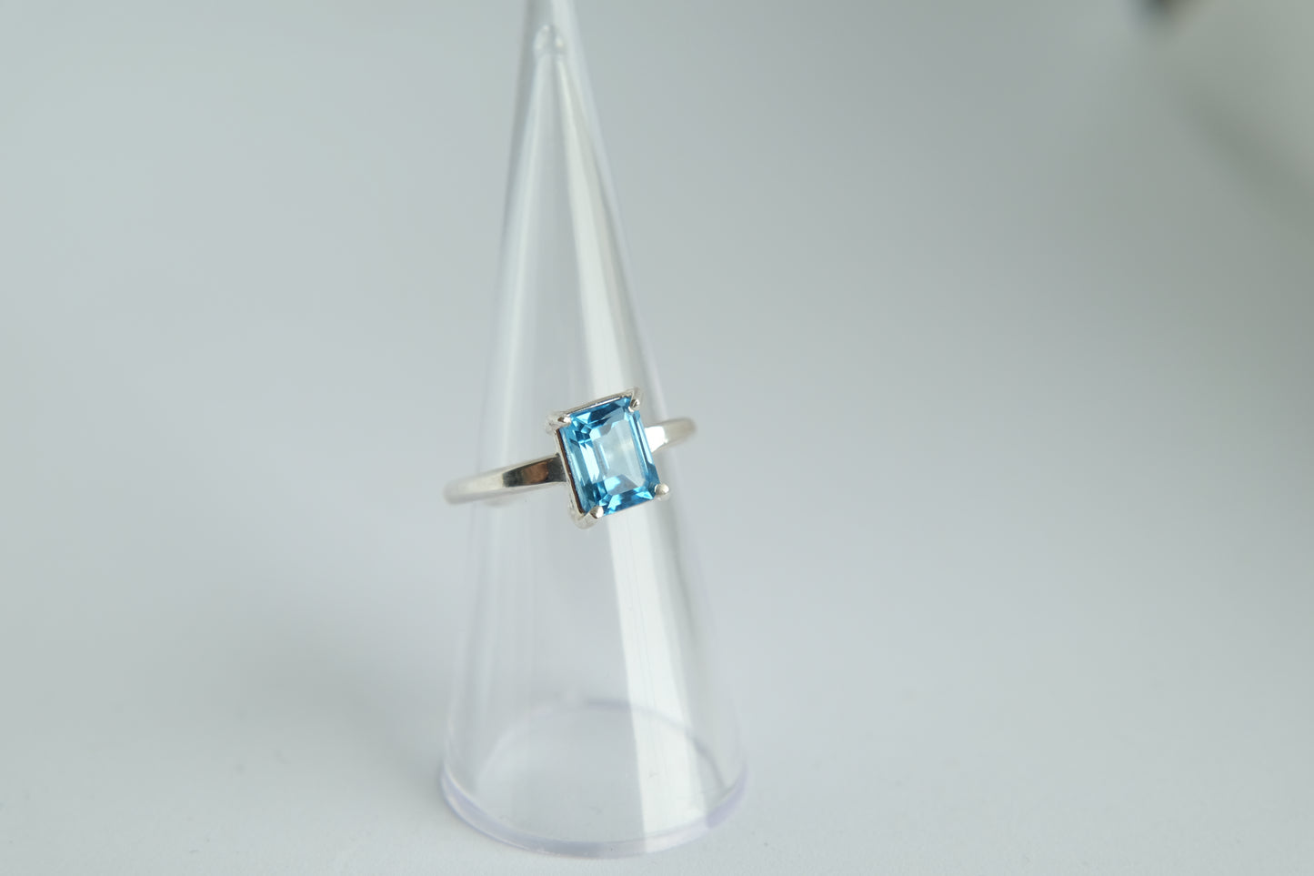Claw Set Swiss Blue Topaz
