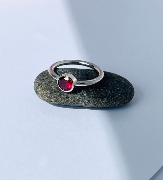 Garnet Birthstone Ring