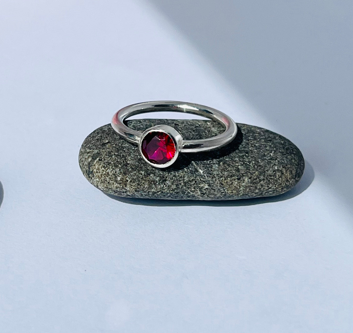 Garnet Birthstone Ring