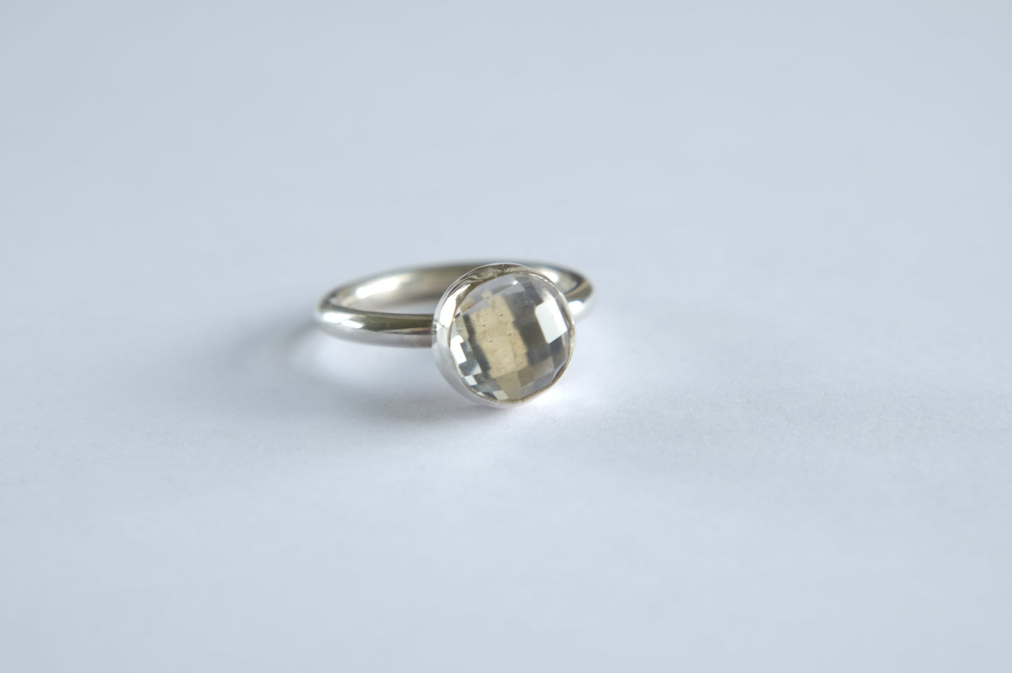 Quartz and Sterling Silver Ring