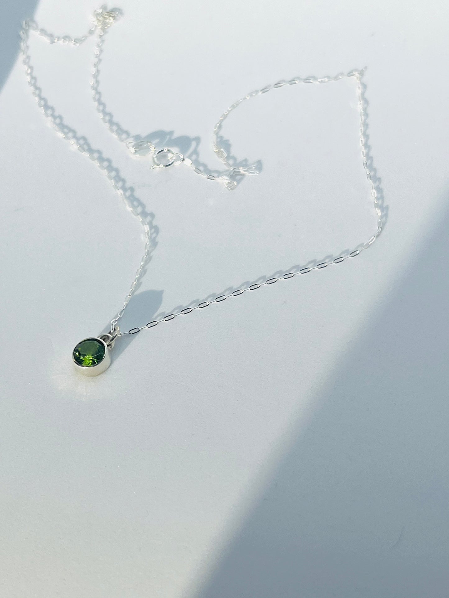 Peridot Birthstone Necklace