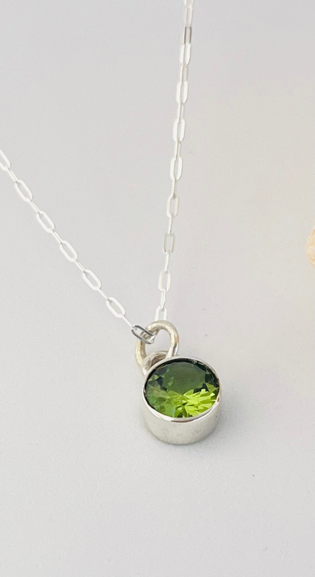 Peridot Birthstone Necklace