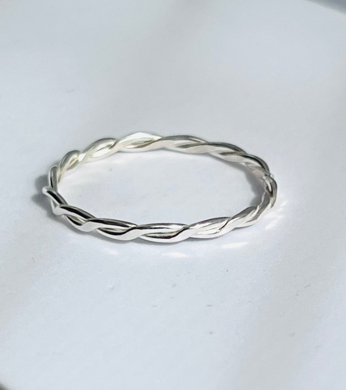 Slimline Twisted Stacker Ring