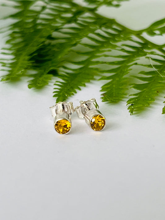 Golden Topaz earrings